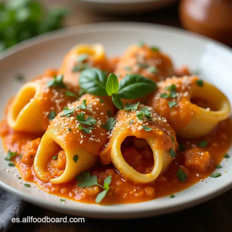 Conchiglioni Gigantes Rellenos de Pollo Cremoso al Estilo Catupiry