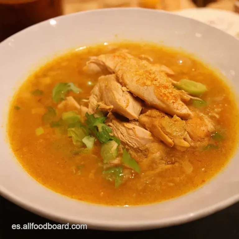 Congee De Pollo Cremoso El Abrazo C&aacute;lido Asi&aacute;tico presentation