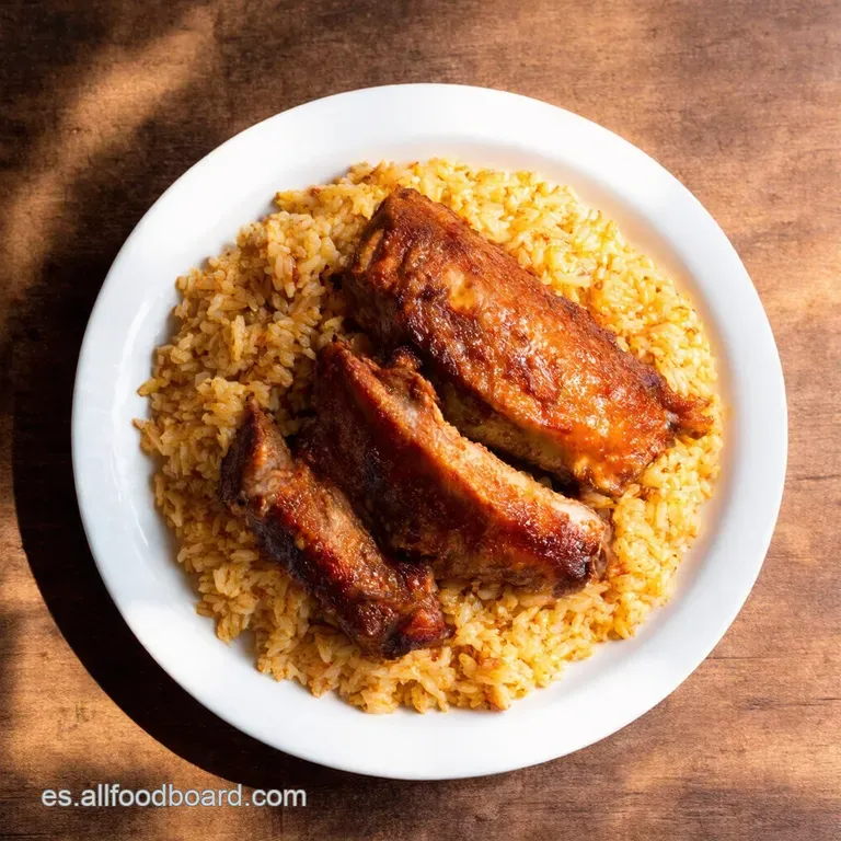 Costillas con Arroz a la Espa&ntilde;ola