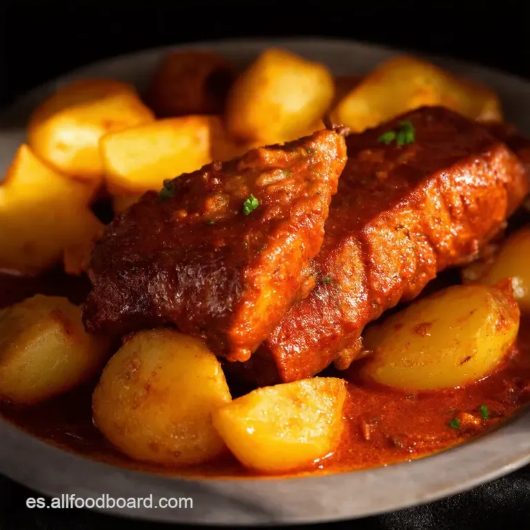 Costillas con Patatas Guisadas El Guiso Reconfortante de la Abuela
