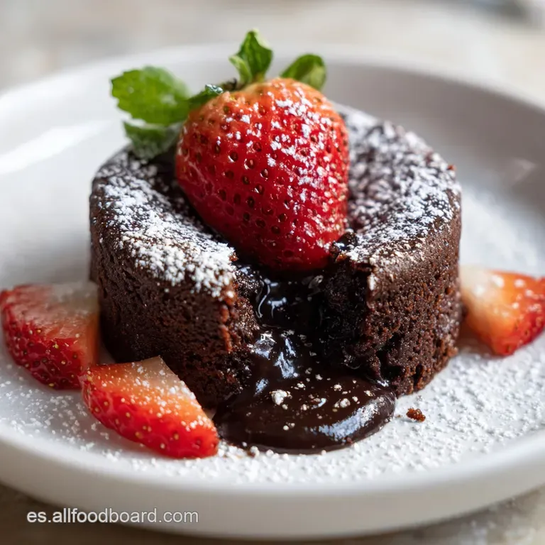 Receta de Coulant de Chocolate Fundido