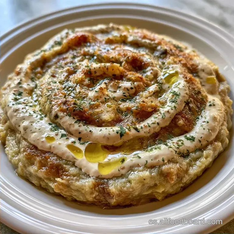 Crema de Berenjena Asada con Tahini