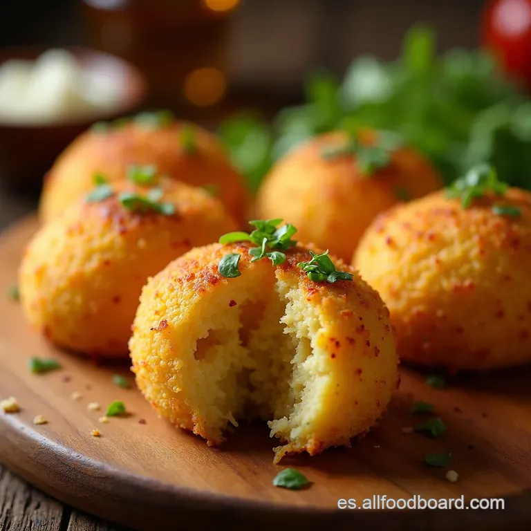 Croquetas De Arroz Resucitadas presentation
