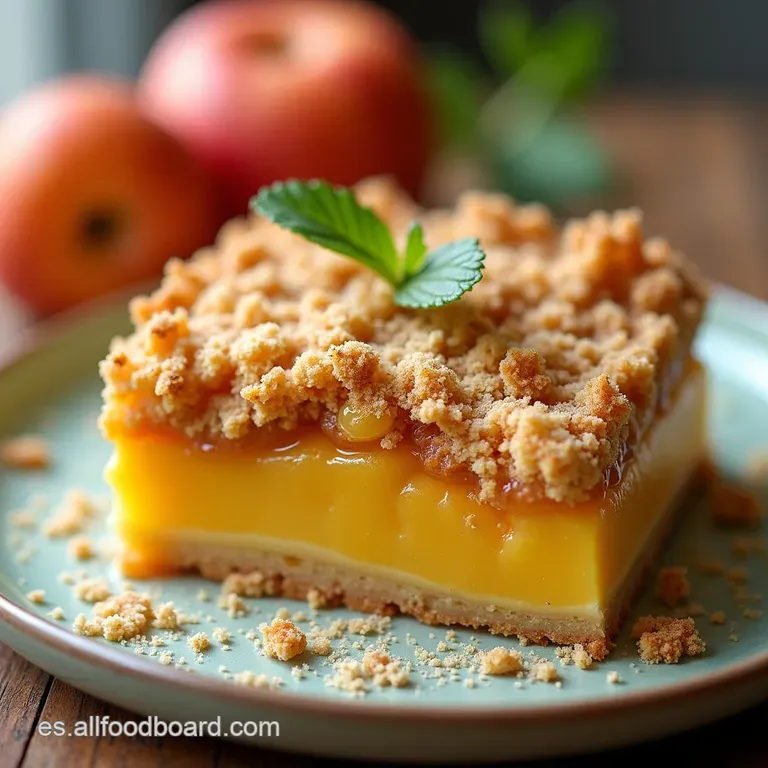 Capricho de Verano Crumble R&uacute;stico de Melocotones Especiados y Almendra Crujiente