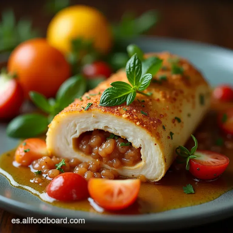 Cusc&uacute;s Relleno De Cordero Especiado Con Frutos Secos Y Menta Fresca presentation