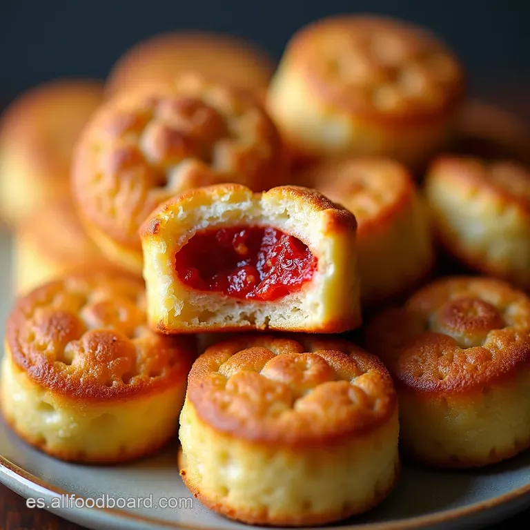 Delicados Mooncakes de Pasta de Frijol Rojo