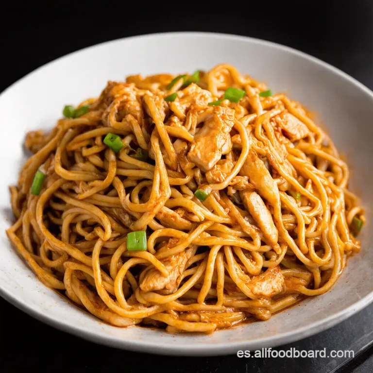 El Lo Mein de Pollo M&aacute;s Rico del Mundo Mundial