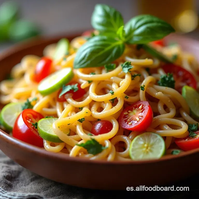 Ensalada de Fideos Fiesta Una Explosi&oacute;n de Sabor