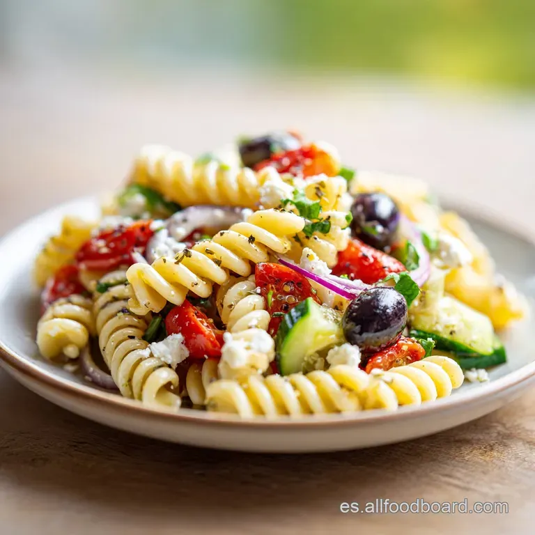 Ensalada de Pasta: Explosi&oacute;n C&iacute;trica y Crujiente