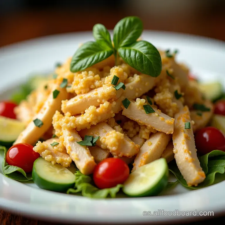 Ensalada de Pollo Cl&aacute;sica y Cremosa Con Patatas y Zanahorias
