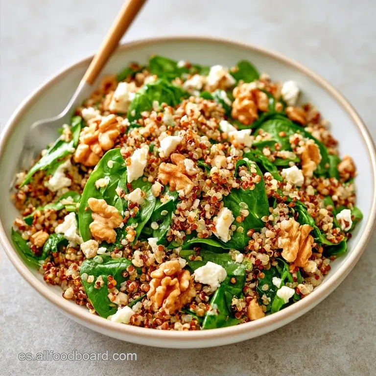 Ensalada de Quinoa con Queso y Nueces