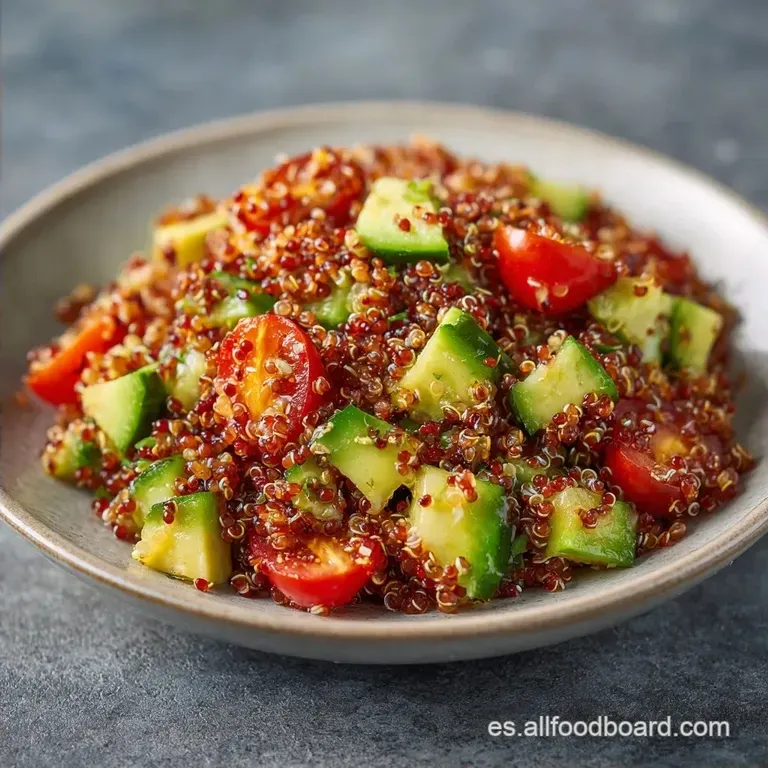 Ensalada Quinoa y Aguacate: Fresca y Nutritiva