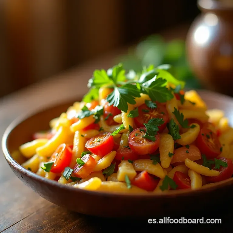Ensalada Fresca De Sand&iacute;a Y Melocotones a La Parrilla presentation