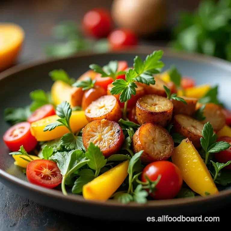 Ensalada Fresca de Sand&iacute;a y Melocotones a la Parrilla