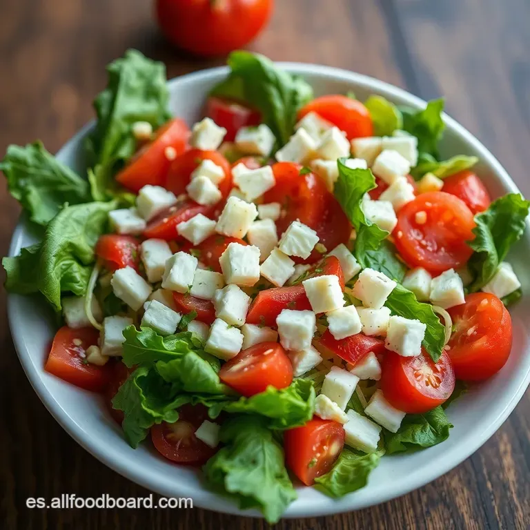 Ensalada Griega Aut&eacute;ntica: &iexcl;Un Trozo De Sol Mediterr&aacute;neo! presentation