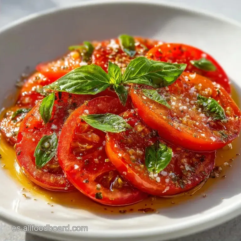 Ensalada Tomate Aceite Oliva: Fresca y Saludable