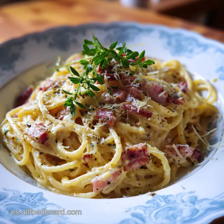 Espaguetis Carbonara: Receta Tradicional Italiana