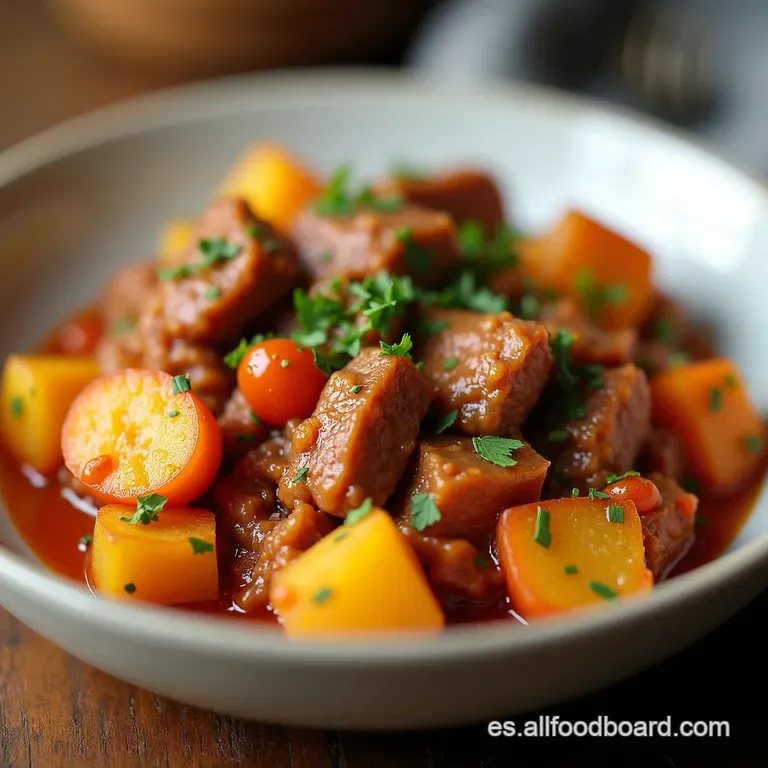 Estofado Casero con Patatas Zanahoria y Carne
