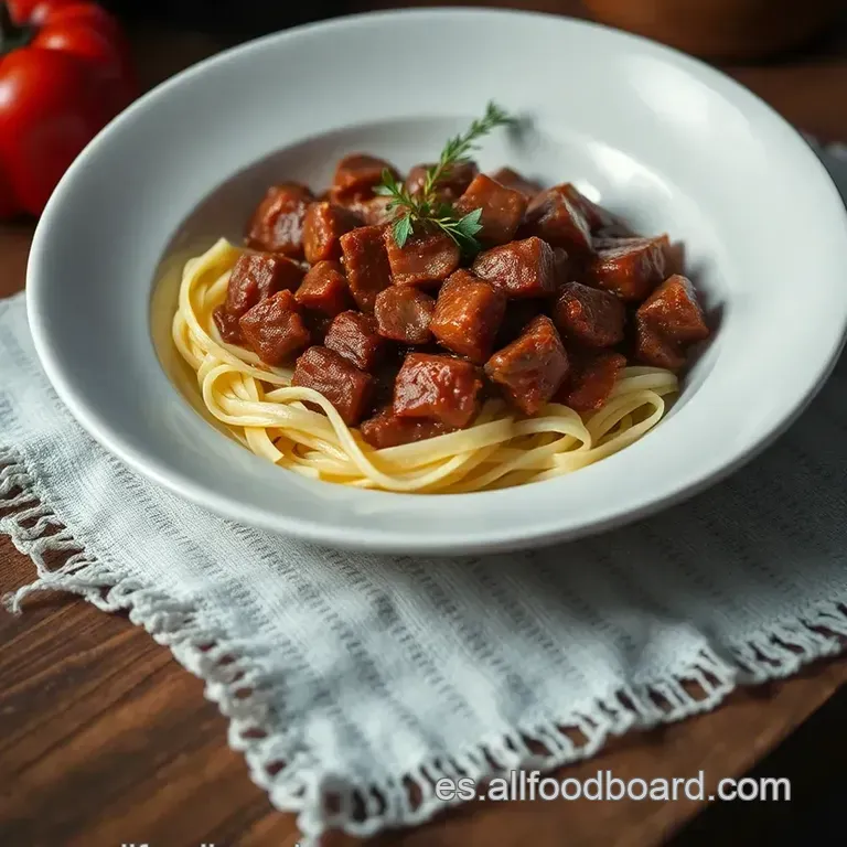 Estofado De Ternera a La Espa&ntilde;ola presentation