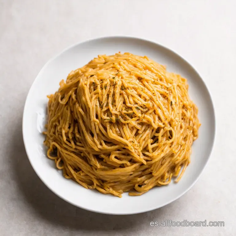Fideos R&aacute;pidos con Salsa de Cacahuete