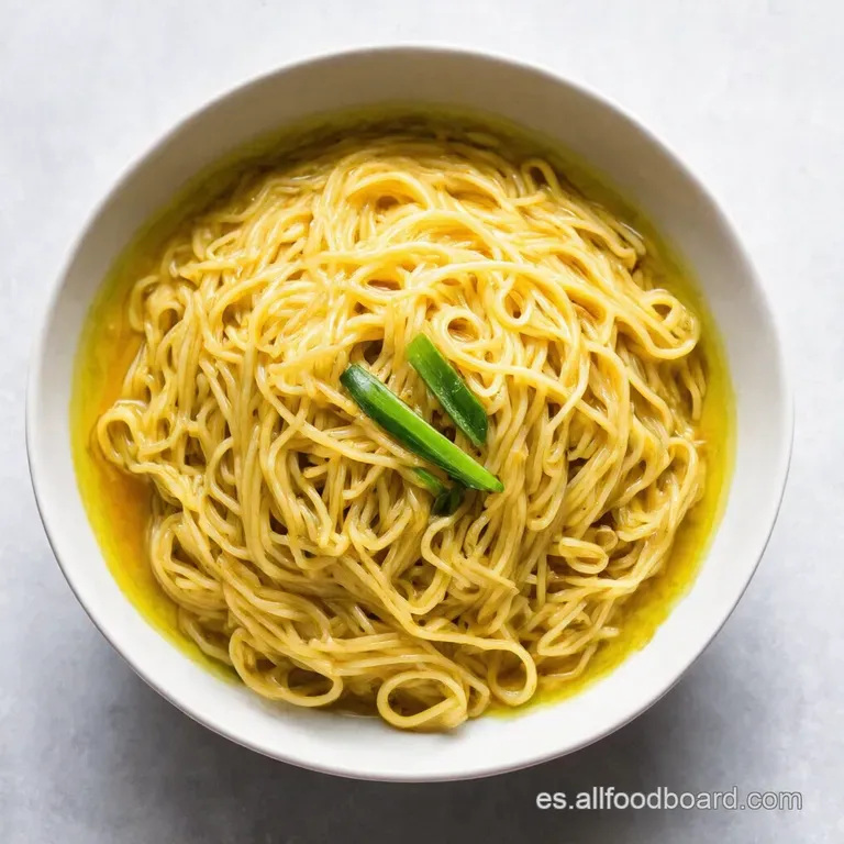 Fideos Rel&aacute;mpago al Aceite de Cebolleta Listos en 30 Minutos