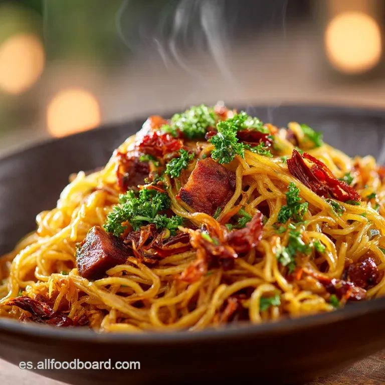Receta con fideos: Fideos Secos de la Abuela con Sofrito Rostizado