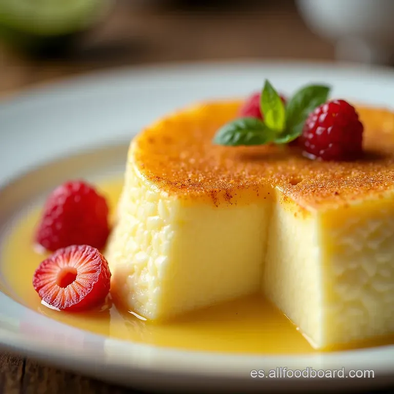 Sol de Coco Flan Cremoso de Coco con Toque de Ron y Lima