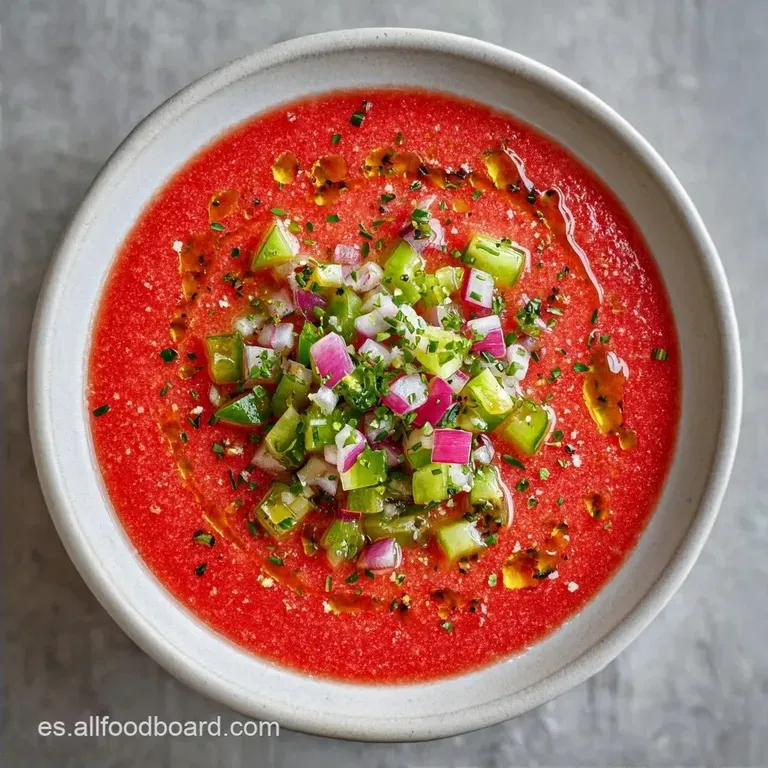 Gazpacho Andaluz: Tradicional y Casero