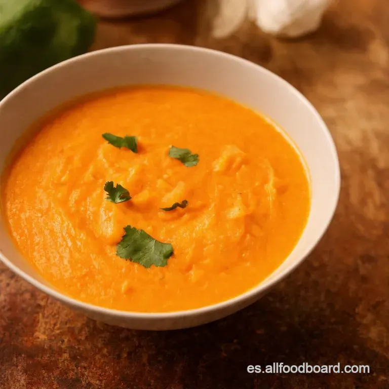 Gazpacho De Mel&oacute;n Un Fresco Abrazo Andaluz presentation