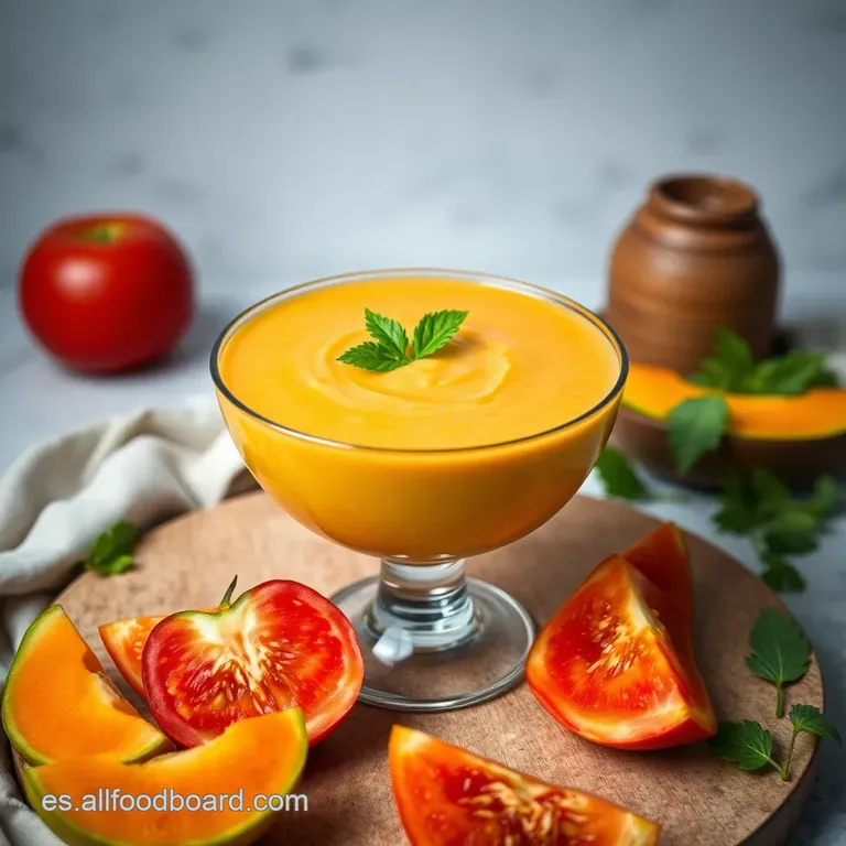 Gazpacho de Mel&oacute;n Un Fresco Abrazo Andaluz