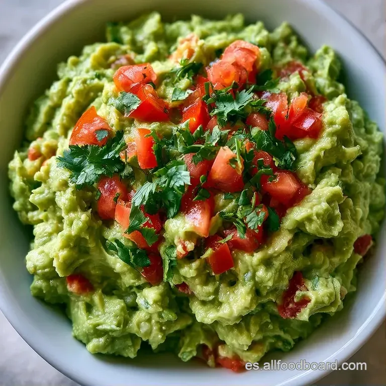 Bol de cer&aacute;mica con dip verde cremoso, decorado con hojas de cilantro fresco y un hilo de aceite brillante.