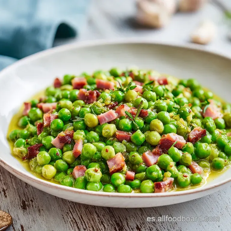 Guisantes con Jam&oacute;n: Receta Cl&aacute;sica Espa&ntilde;ola