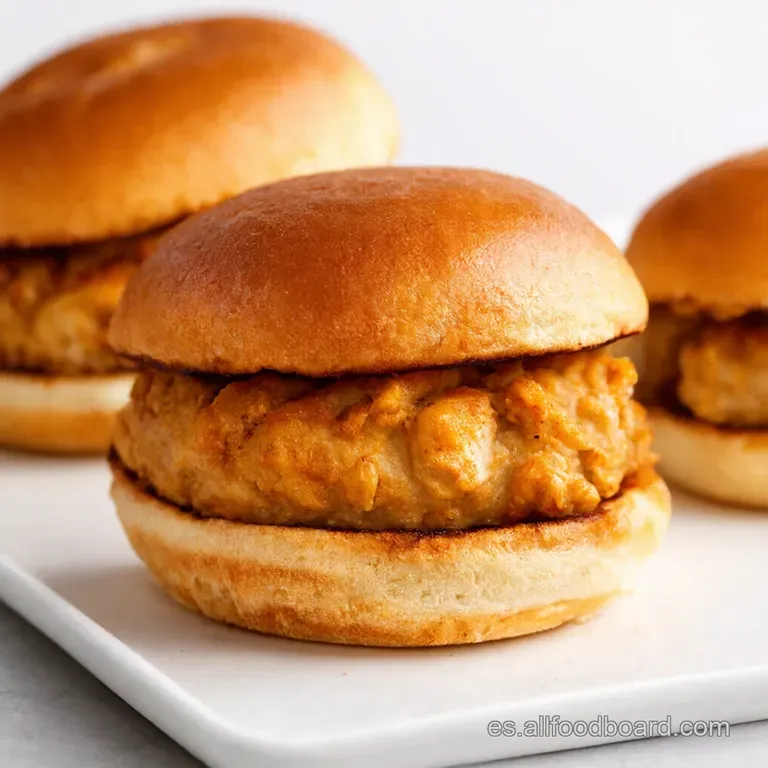 Hamburguesas de Pollo Jugosas Un Cl&aacute;sico con Sabor
