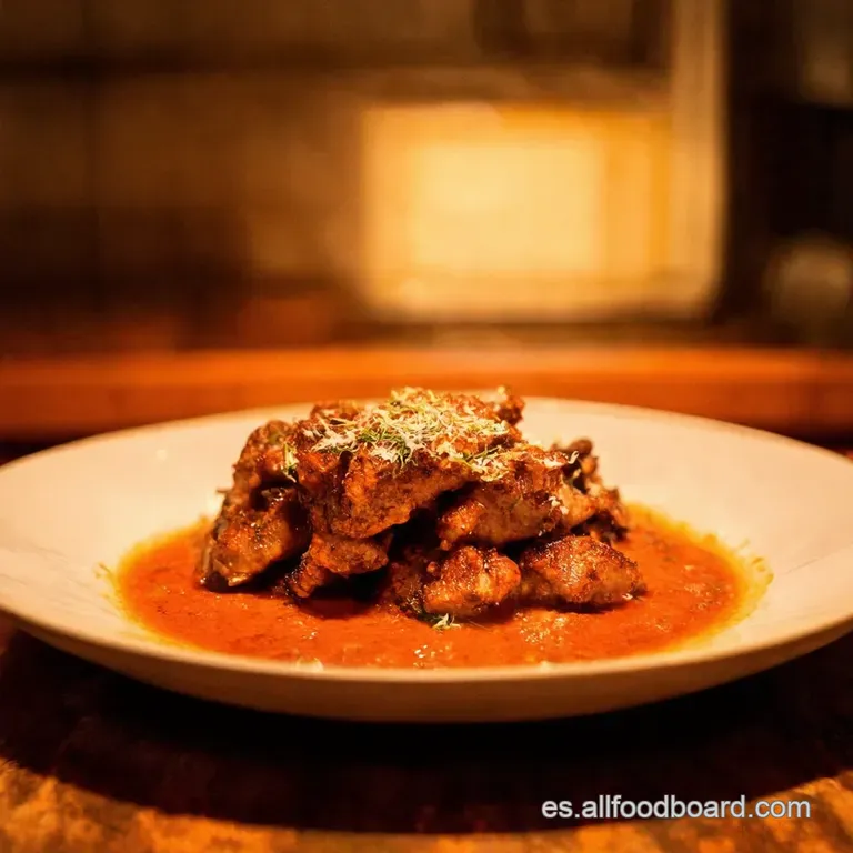 H&iacute;gado De Ternera Empanado Con Pur&eacute; Cremoso presentation