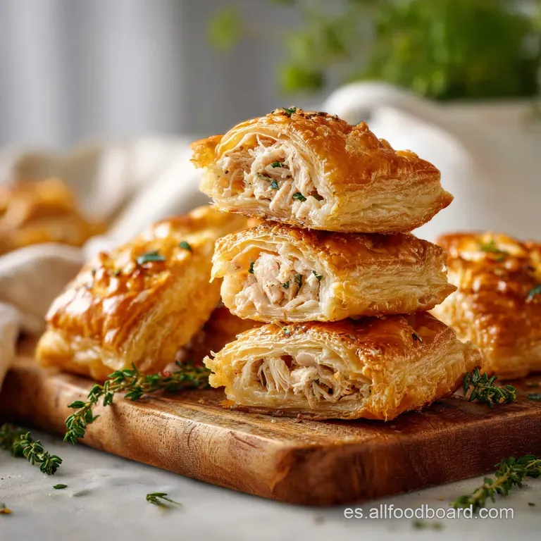 Hojaldre Relleno Crujiente con Interior Cremoso