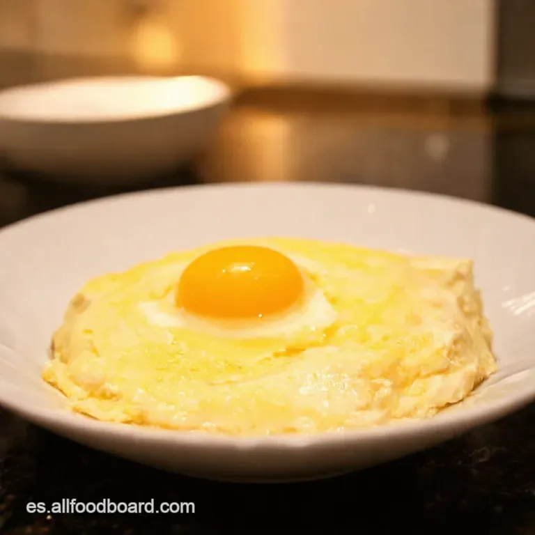 Huevo Pochado Perfecto Al Microondas presentation