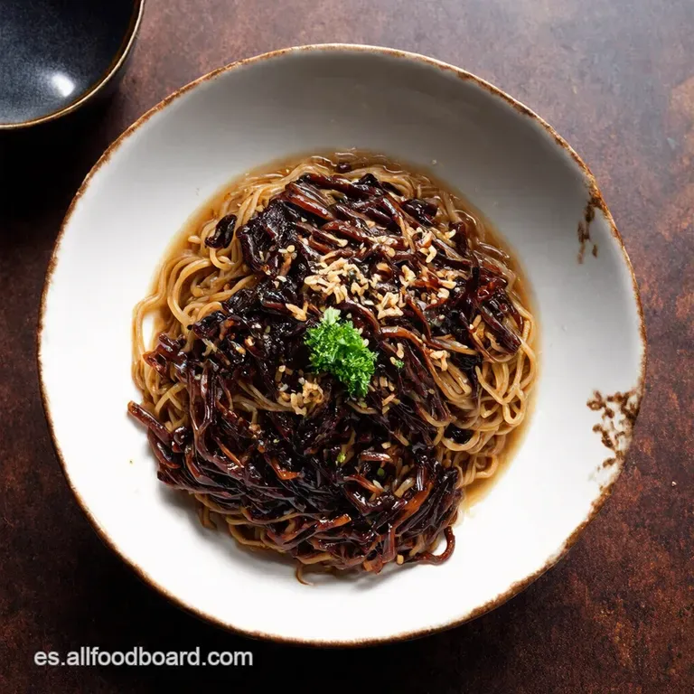 Jajangmyeon a la Coreana Fideos con Salsa de Frijol Negro que Enamoran