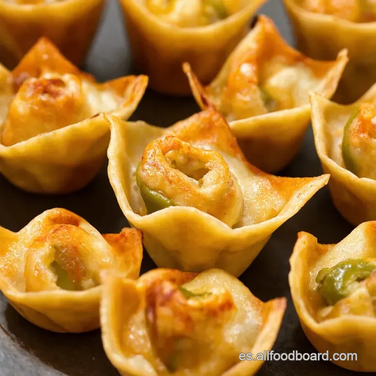 Jalape&ntilde;o Popper Wonton Fiesta Cups