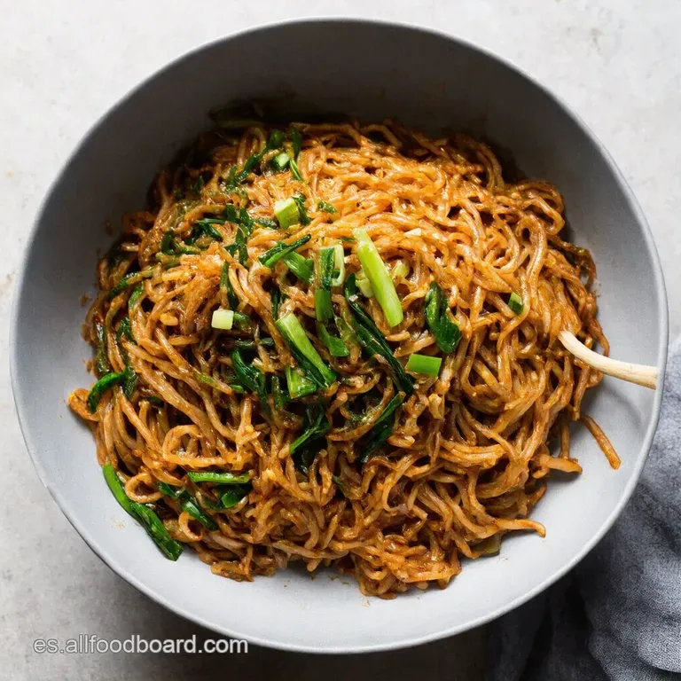Japchae Fideos Coreanos Salteados que Enamoran