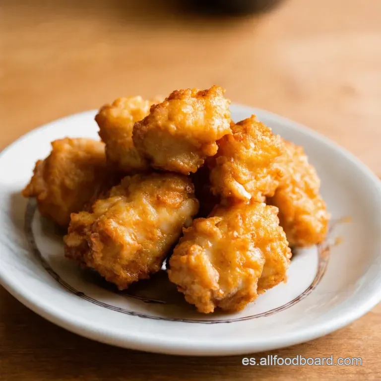 Karaage De Pollo Casero Crujiente presentation