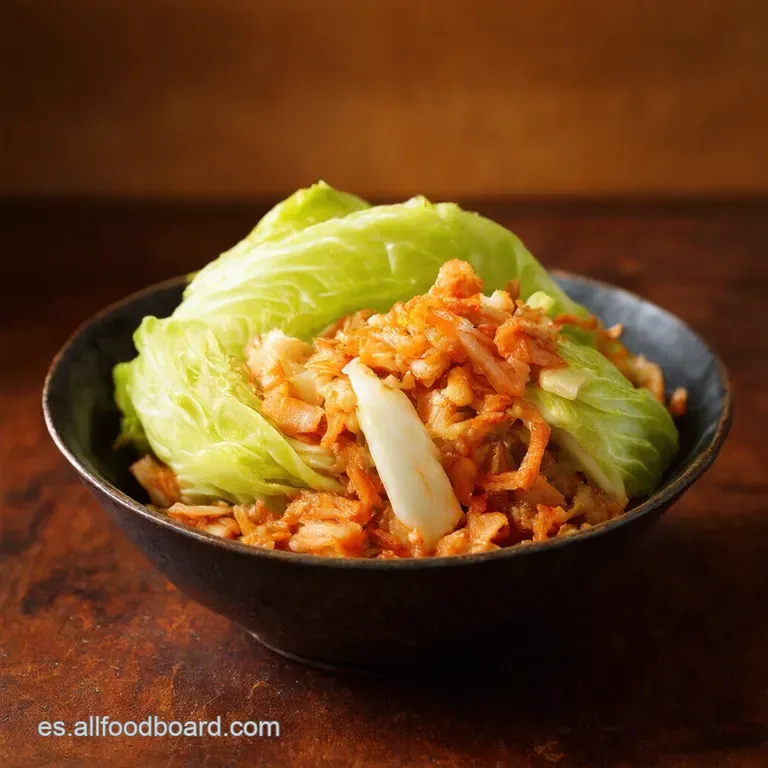 Kimchi Cl&aacute;sico Familiar presentation