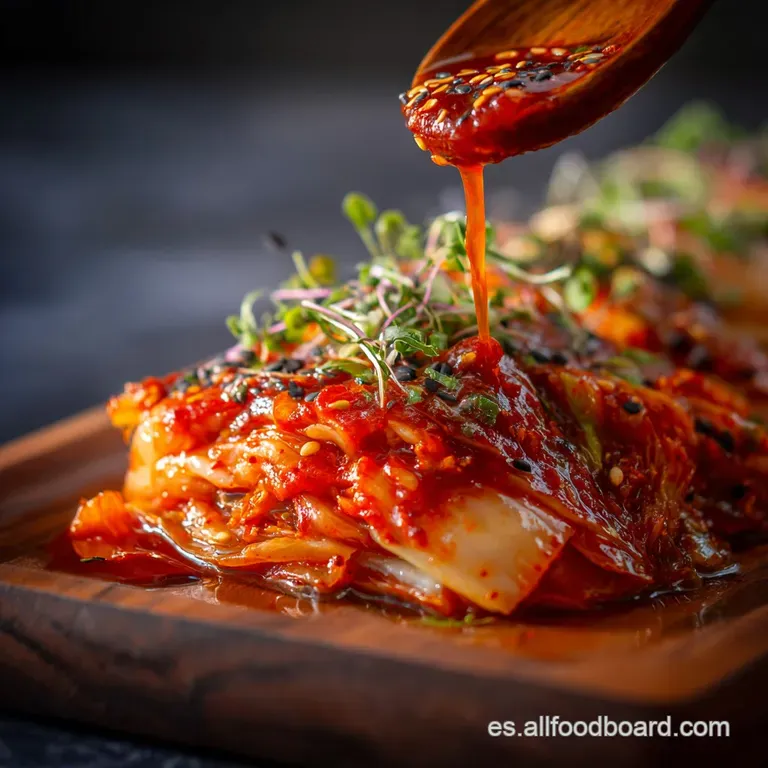 Kimchi Con Gochujang: La Receta Fermentada Esencial presentation