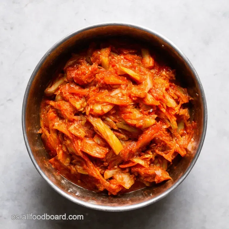 Kimchi Vegano Coreano Picante Crujiente y Sin Remordimientos