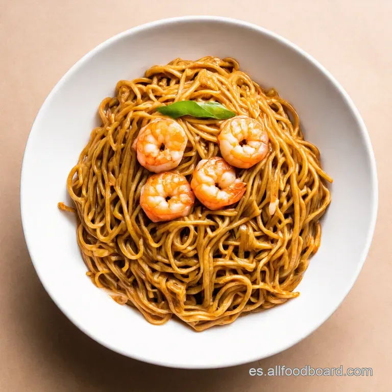 Lo Mein de Camarones Pa Chuparse Los Dedos