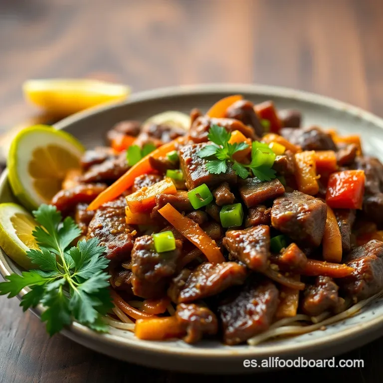 Lomo Saltado: the Authentic Peruvian Stir-Fry presentation