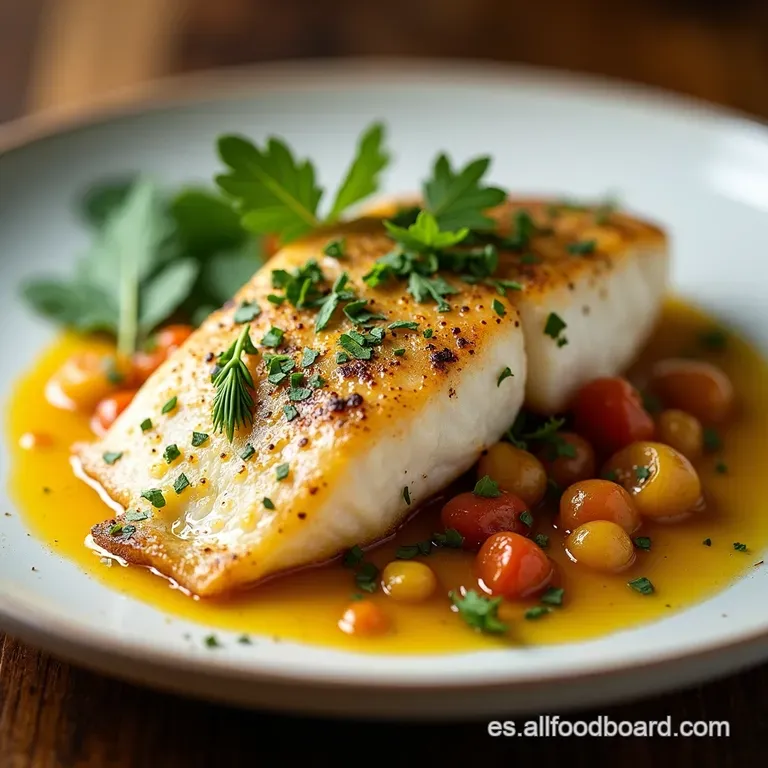 Merluza a la Mediterr&aacute;nea El Ali&ntilde;o de Ajo que la Hace Jugosa