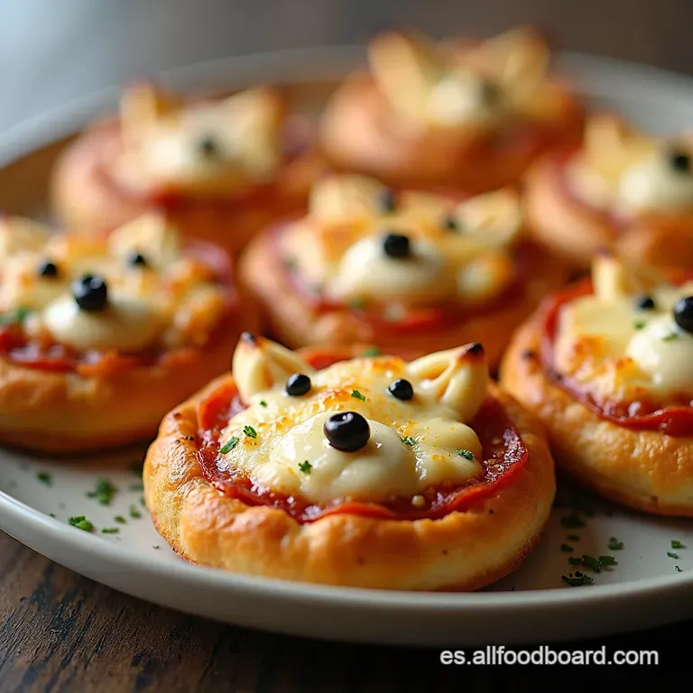 Mini Pizzas M&aacute;gicas de Nube La Fiesta de Animalitos en tu Plato