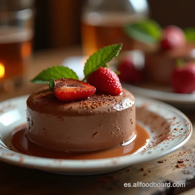 Mousse Suspiro De Chocolate El Postre Et&eacute;reo Sin Nata Ni Leche Condensada presentation