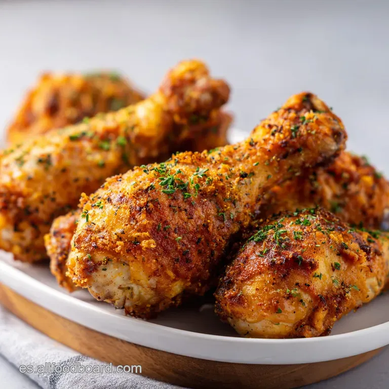 Perfectly browned chicken leg rests on a bed of fluffy potatoes, sprinkled with vibrant paprika and fresh parsley. Rustic ...