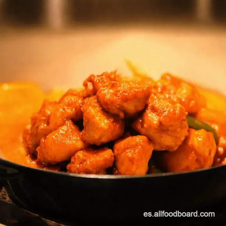 Orange Chicken Dile Adi&oacute;s Al Takeout presentation